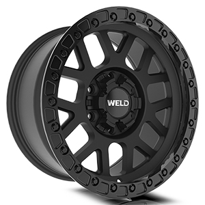 Weld Off-Road Cinch W104 Satin Black - Tire Reps