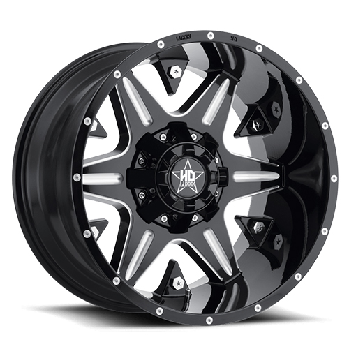 Luxxx HD Offroad LHD-3 Gloss Black Milled