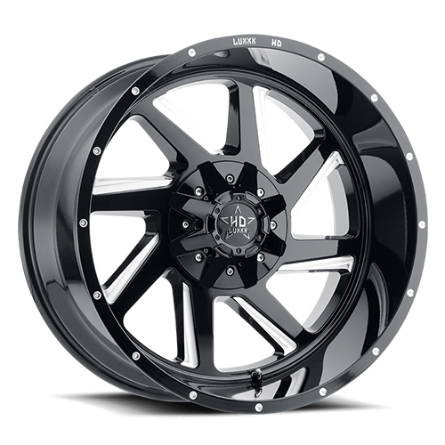 Luxxx HD Offroad LHD-14 Gloss Black Milled