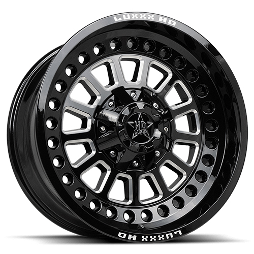 Luxxx HD Offroad LHD-33 Gloss Black Milled