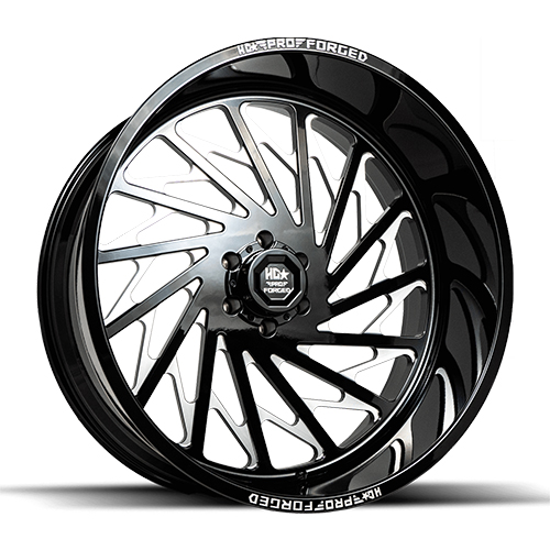 HD Pro Forged Hawker HDP08 Gloss Black Milled Directional