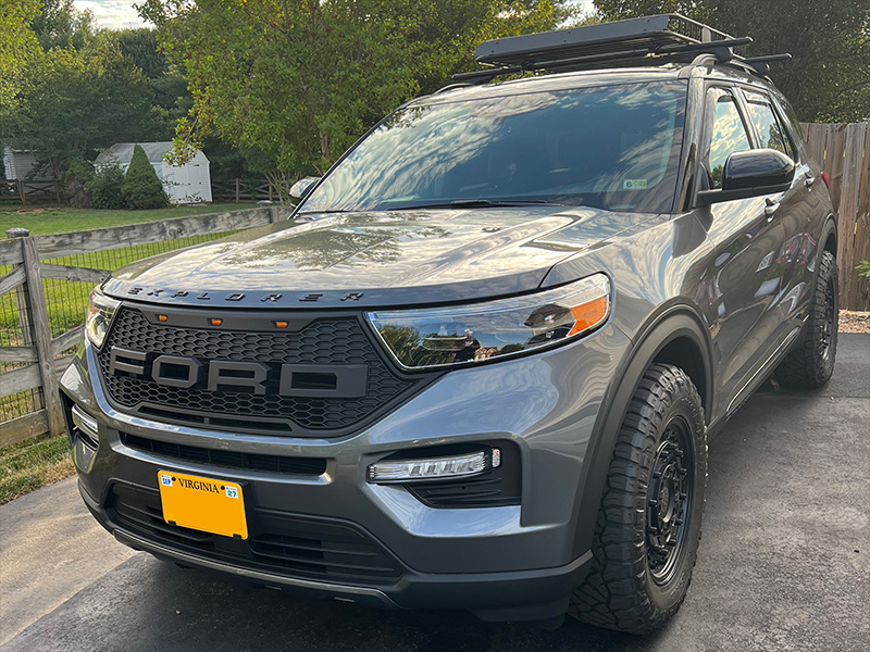 2023 Ford Explorer Xlt Black Rhino Arsenal 18x8 Nitto Ridge Grappler 265 65r18 