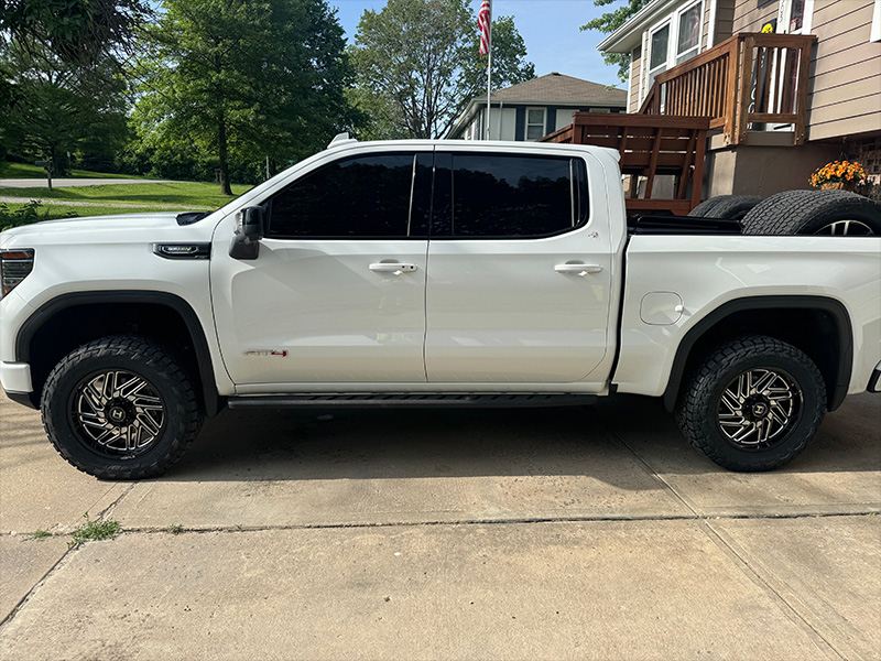 2024 Gmc Sierra 1500 At4 Hostile Jigsaw 20x9 Nitto Recon Grappler 285 60r20 Ready Lift Leveling Kit 