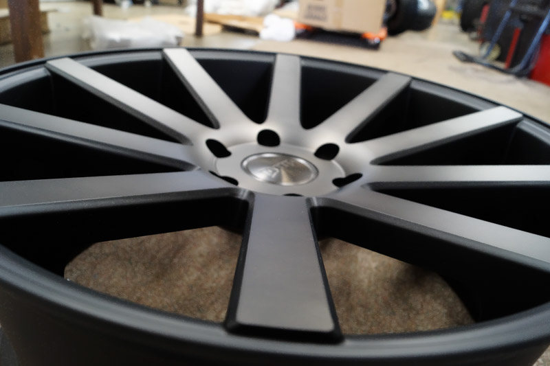 Dub Shot Calla S121 22x9.5 6 Lug Black Dark Tint Machined Wheels Rims .JPG