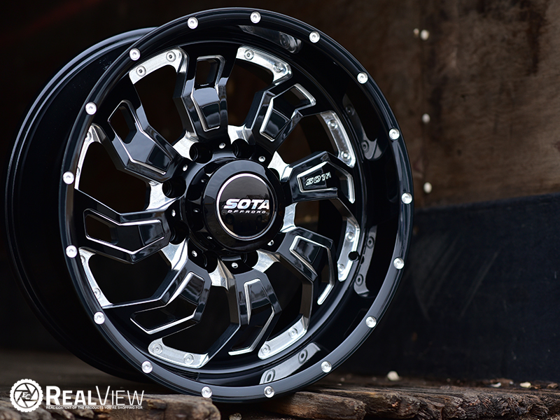 Sota Scar 8 20x9 0 Black Milled Wheels Rims 