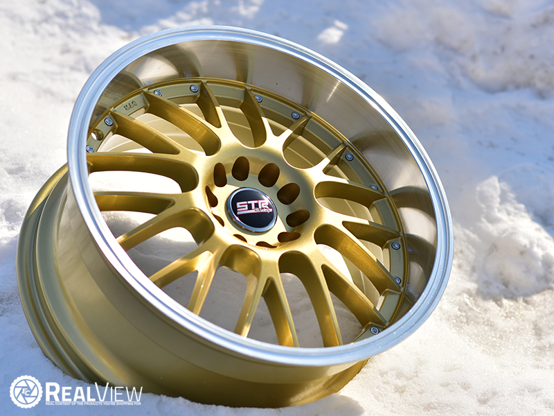 Str 514 18x8 5 30 Gold Machined Wheels Rims 