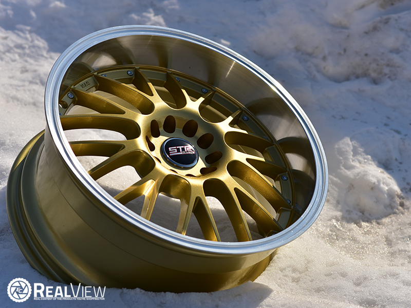 Str 514 18x8 5 30 Gold Machined Wheels Rims 