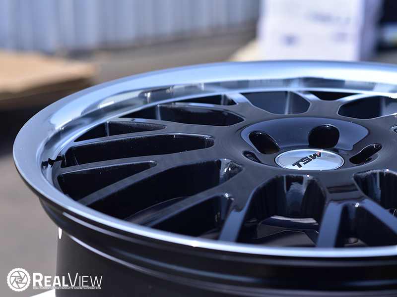 Tsw Tremblant 19x8 35 Gloss Black Cut Lip Wheels Rims 