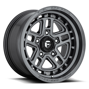 Fuel Nitro D668 5 Lug Matte Gunmetal