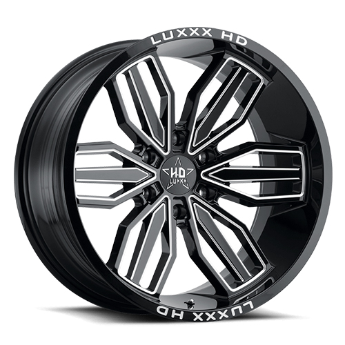 Luxxx HD Offroad LHD-21 Gloss Black Milled Photo