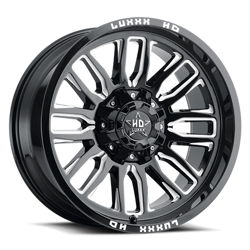 Luxxx HD Offroad LHD-26 Gloss Black Milled Photo