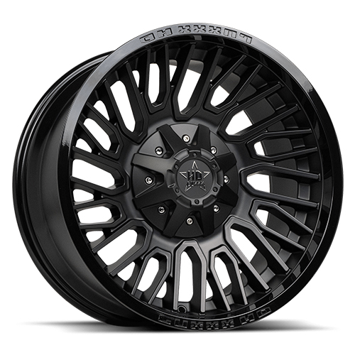 Luxxx HD Offroad LHD-28 Satin Black With Gloss Black Lip Photo