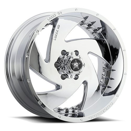 Luxxx HD Offroad LHD-6 Chrome With Chrome Spike Rivets Photo