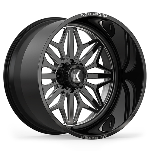 KG1 Forged Snow KF014 Gloss Black Premium Milled Photo