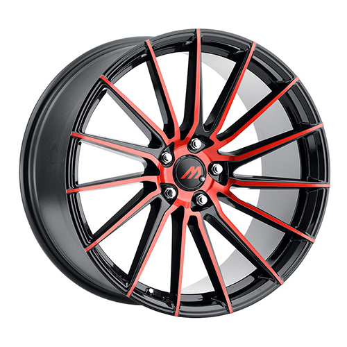 Mach Euro Concave ME.19 Gloss Black With Red Machined Face Photo