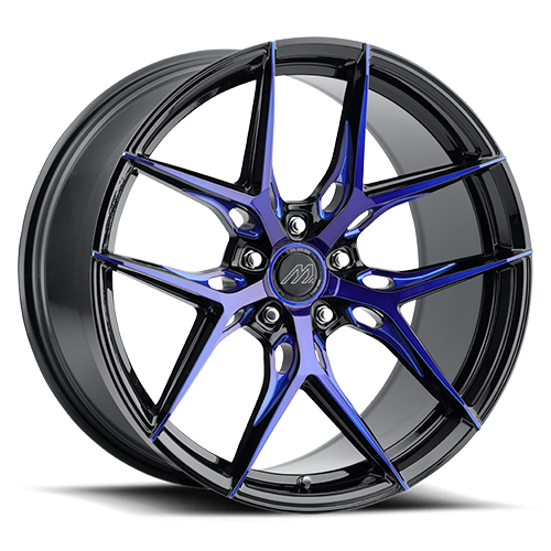 Mach Forged MF.12 Gloss Black With Blue Machined Face Photo