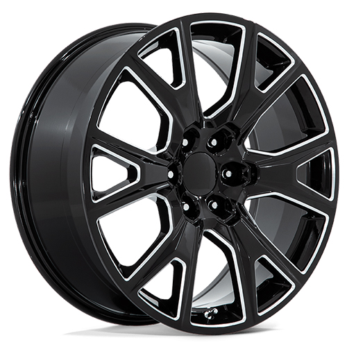 OE Performance PR199 Gloss Black Milled Photo