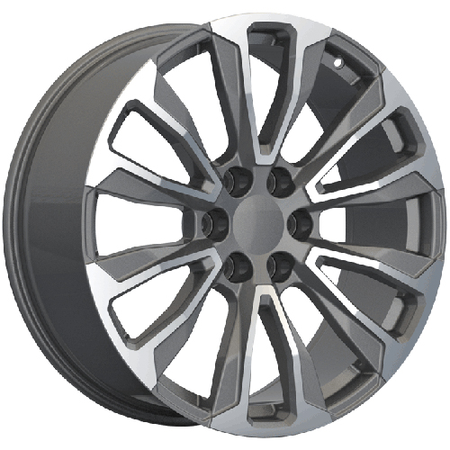 Replica Wheels REP204 Gunmetal Machined Photo