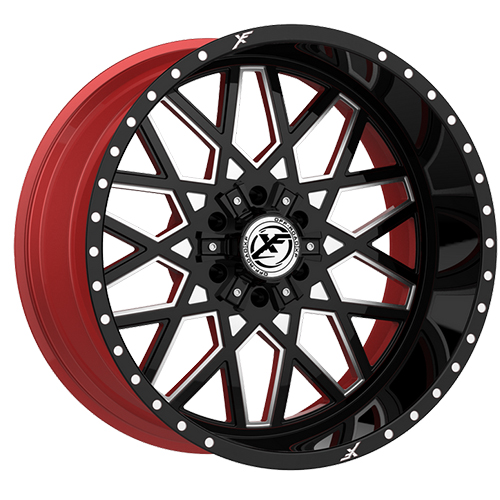 XF Flow XFX-307 Gloss Black Red Milled Photo